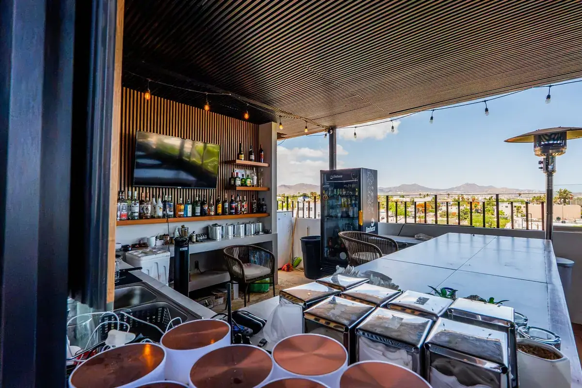 La barra del sky bar